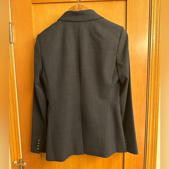 Banana Republic Women’s Suit Jacket Blazer Size 8 Navy Lightweight Stretch Wool - Picture 4 of 5